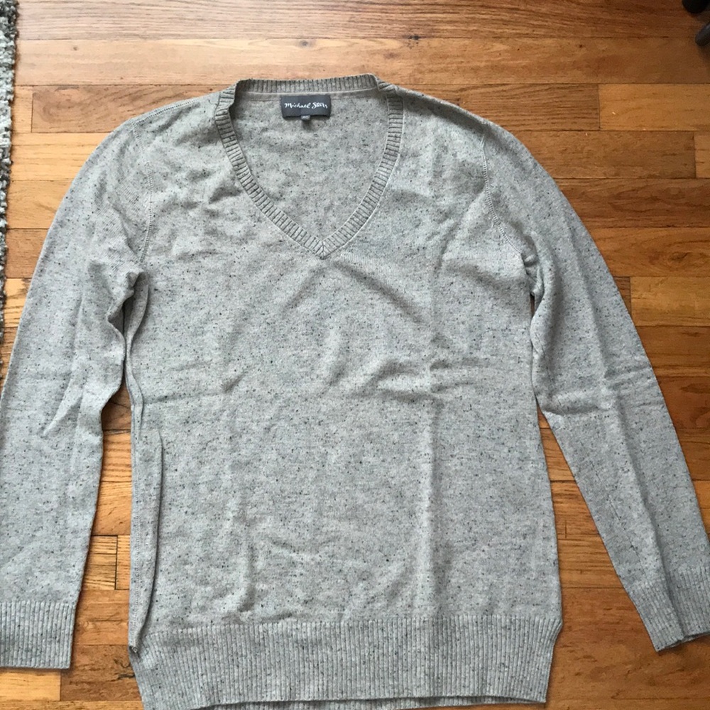 Michael Stars v neck fitted sweater